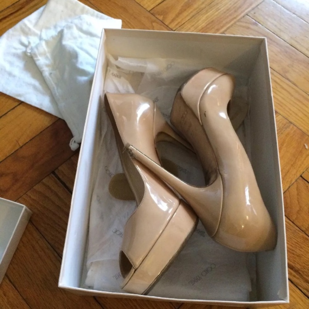 Jimmy Choo tan pumps sz 39